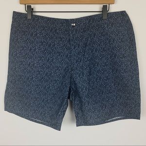 NWT Zachary Prell Carolla Swim Trunks Pewter Gray